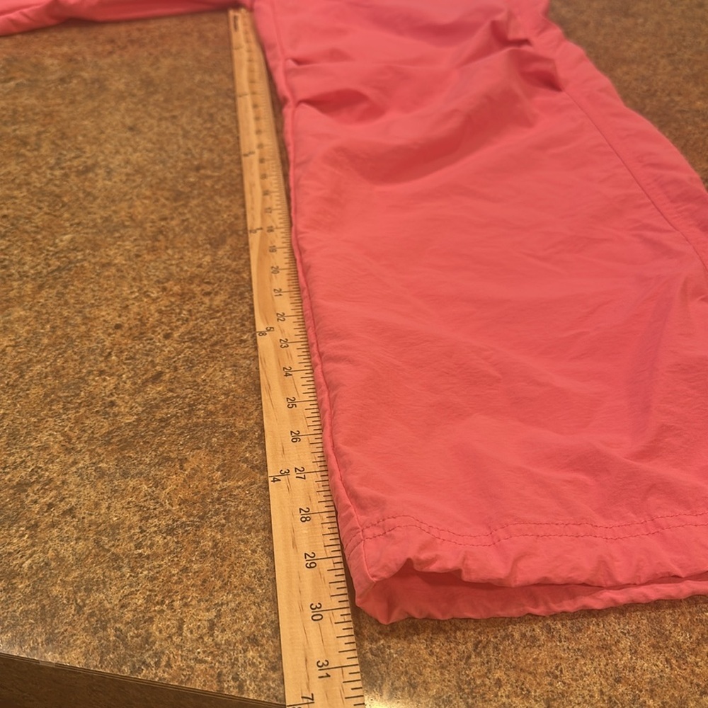 Love Tree Nylon Baggy Parachute Pants Womens Size Large Pink Pull On - Picture 14 of 16